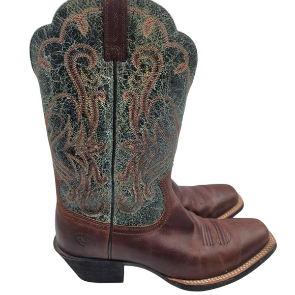 Ariat Womens Legend Piney Woods Western Cowgirl Boots Turquoise 8.5 B Concert - Picture 10 of 10